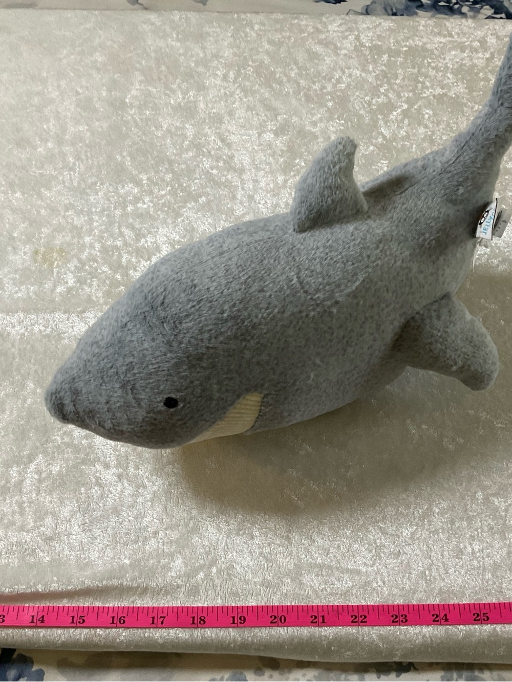Jellycat Silvia Gray Plush Shark Soft Marine Toy